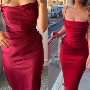 House of CB Red Dress